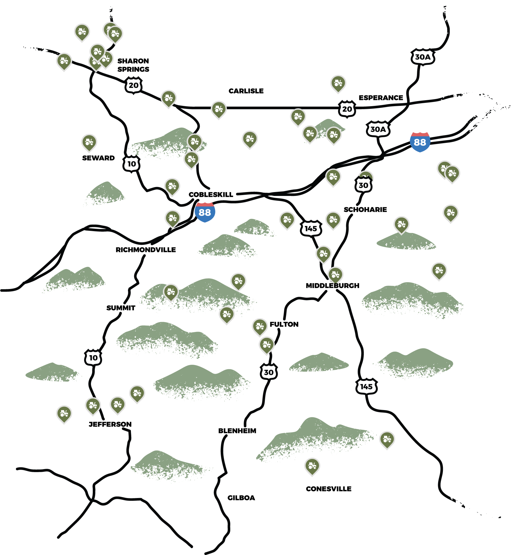 Farm Stands Map