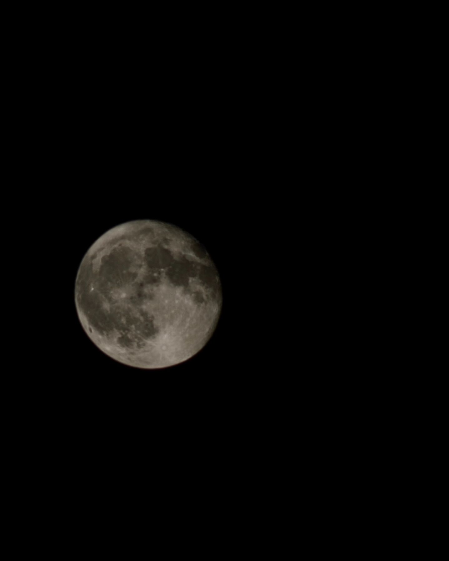 Moon rising